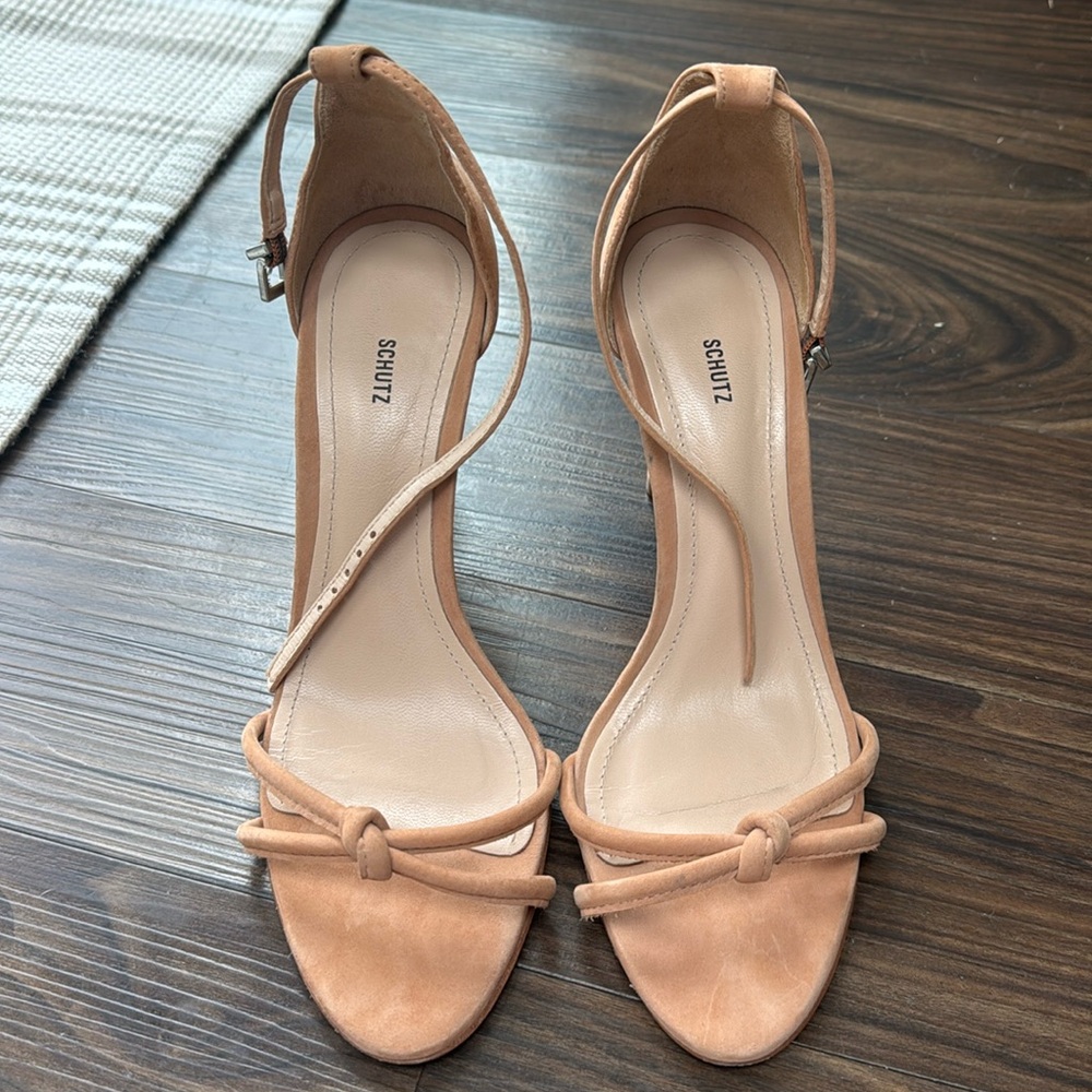 Schutz strappy high heel